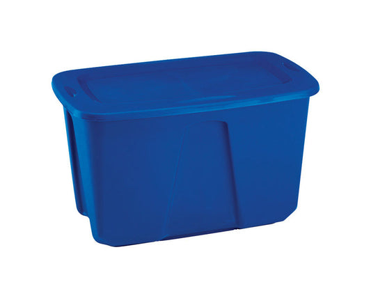 Homz 20 in. H x 31.875 in. W x 17.75 in. D Stackable Storage Tote (Pack of 6)