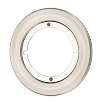 ROUND TRIM ROSSETTE SAT.NICKEL