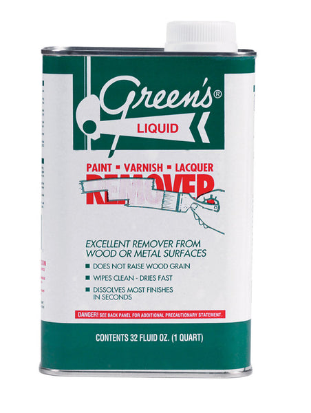 Removedor de pintura líquido Green's, 1 cuarto de galón (caja de 12)