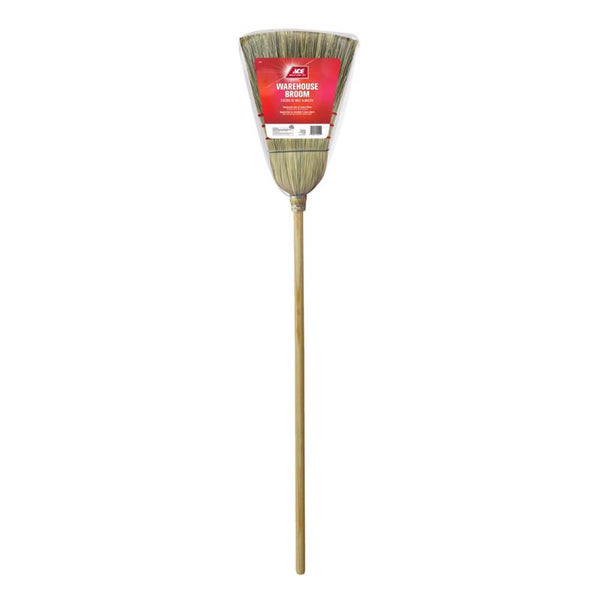 Ace Warehouse Corn Broom Wood Large (Case of 4)