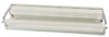 Plastx 8 in.   H X 8 ft. W 1-Way White ABS Plastic Baseboard Heater Cover