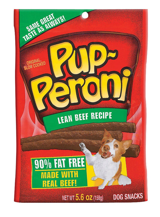 Pup-Peroni Beef Sausage Treat For Dog 5.6 oz. 1 pk (Pack of 8)