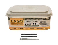 Camo No. 7 X 2-3/8 in. L Star Trim Head Deck Screws 350 pk