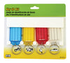 Hy-Ko Id Key Tag Rack Asst Colors Carded (Pack of 5)