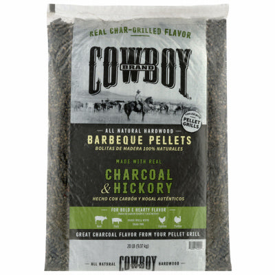 Cowboy Charcoal and Hickory Wood Pellet Fuel 20 lb.
