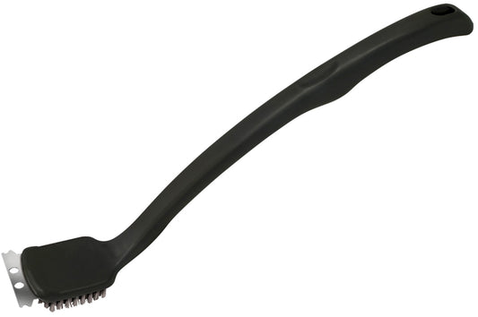 Grillpro 77395 17 Black Long Handle Plastic Grill Brush