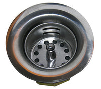 Junior Duo Sink Strainer, Chrome Plated, 1.5-In.