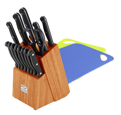 Chicago Cutlery Stainless Steel Block Knife Set 17 pc