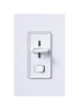 Lutron Skylark White 600 W Slide Dimmer Switch 1 pk