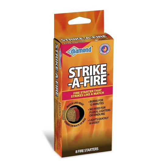 Diamond Strike-A-Fire Saw Dust Fire Starter 7.9 (Pack of 12)