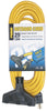 Prime Outdoor 25 ft. L Yellow Extension Cord 14/3 SJTW