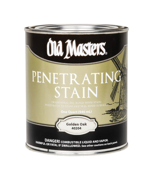 Old Masters Semi-Transparent Golden Oak Oil-Based Penetrating Stain 1 qt