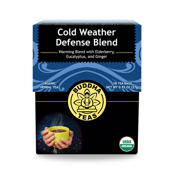 Buddha Teas - Organic Tea - Cold and Flu Karma - Case of 6 - 18 Count (Pack of 6)