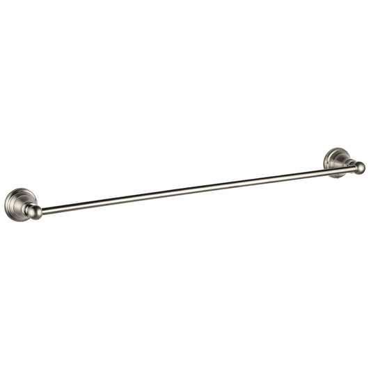 Ultra Faucets Traditional Colleciton Brushed Nickel Towel Bar 24 in. L Metal