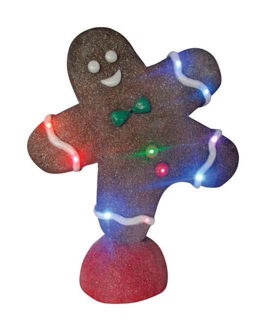 Design House  Gingerbread Man  Christmas Decoration  Brown  Resin  1 each