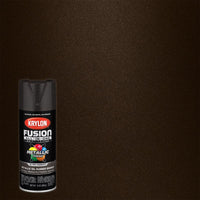 Krylon Fusion All-In-One Metallic Oil Rubbed Bronze Paint + Primer Spray Paint 12 oz (Pack of 6).