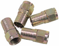 4-Pack RG6 Weatherproof "F" Burial Connector (Pack of 6)