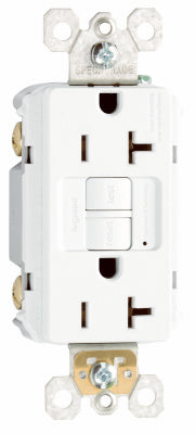 Pass & Seymour  20 amps 125 volt Ivory  GFCI Outlet  5-20R  1 pk