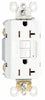 Pass & Seymour  20 amps 125 volt Ivory  GFCI Outlet  5-20R  1 pk