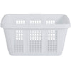 Rubbermaid FG296585WHT White Laundry Basket (Pack of 8)