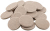 Softtouch Felt Self Adhesive Protective Pad Oatmeal Round 1.5 in. W X 1.5 in. L 24 pk