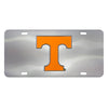 University of Tennessee 3D Stainless Steel License Plate
