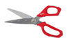Milwaukee  9 in. Iron Carbide  Smooth  Straight  Jobsite Scissors  1 pc.