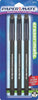 Paper Mate 3160458pp Black Medium Tip Erasermate Stick Ballpoint Pen 3 Count (Pack of 6)