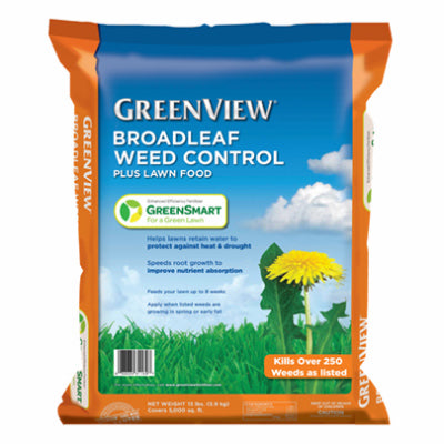 Weed & Feed Lawn Fertilizer, Covers 5,000 Sq. Ft., 13-Lbs.