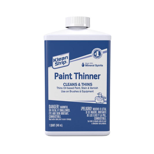 Klean Strip Paint Thinner 1 qt (Pack of 4)