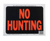 Hy-Ko English No Hunting Sign Plastic 9 in. H x 12 in. W (Pack of 10)