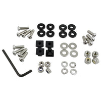 Custom Accessories Stainless Steel License Plate Fasteners (Pack of 4).