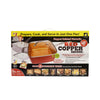 Red Copper Ceramic Copper Red Square Deep Dish Pan 4-1/2 qt. Capacity 10 Dia. in.
