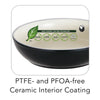 Ceramica Deluxe 8 in Ceramic Fry Pan - Black