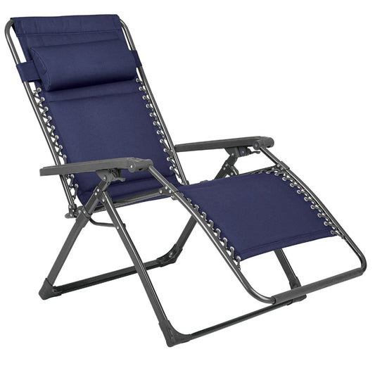 Living Accents  Navy Blue  Zero Gravity  Chair