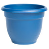 Bloem Ariana 6.8 in. H X 8.7 in. W Plastic Flower Pot Blue