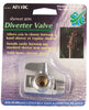 Shower Arm Diverter, Lever Style, Chrome-Plated Brass