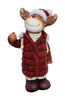 CTM 20.47 in. Snowman Statue w/ Fabric Hat Yard Dr