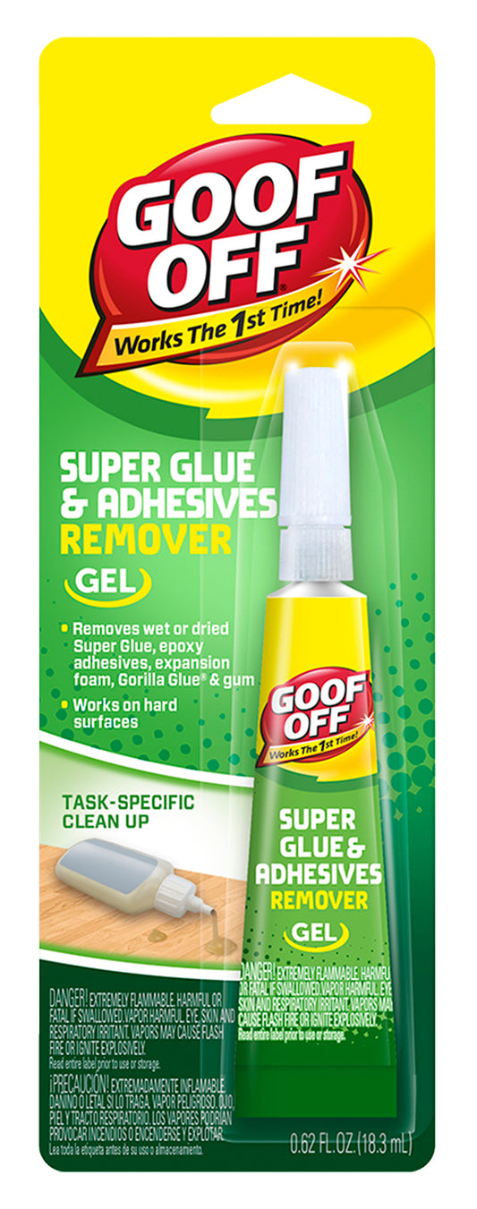 Goof Off FG814 0.62 Gel Super Glue & Adhesives Remover