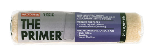 Wooster  The Primer  Fabric  9 in. W x 3/8 in.  Paint Roller Cover  1 pk
