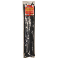 Tool City  18 in. L Black  Cable Tie  50 pk