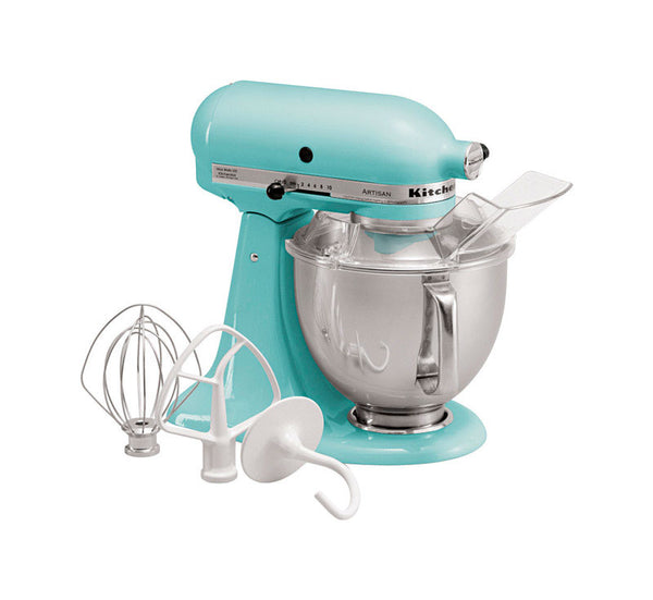 Batidora de pie KitchenAid Artisan Aqua Sky de 10 velocidades