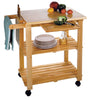 Winsome Mario Transitional 20.5 in. W X 33.2 in. L Rectangular Kitchen Cart