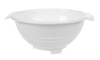 Arrow Home Products  10.5 in. W White  Polypropylene  Colander