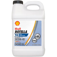 Shell Rotella T4 15W-40 Diesel Engine Motor Oil 2.5 gal. (Pack of 2)