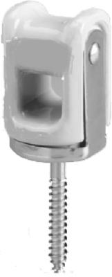 Halex Porcelain Wire Holder For SE/SEU 1 pk