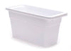 Rubbermaid White Plastic Ice Cube Bin