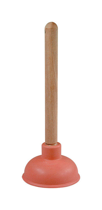 Cobra Plunger with Wooden Handle 9 in. L X 4 in. D