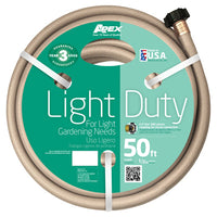 Teknor Apex 1/2 in. D X 50 ft. L Light Duty Garden Hose Tan