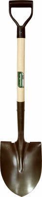 Round-Point Shovel, Poly D-Grip Handle